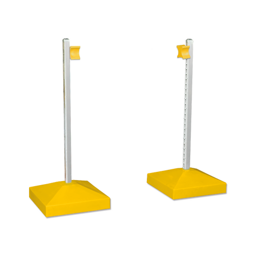 Jump Wing Keyhole Square Base & Cup - Yellow (1pr)