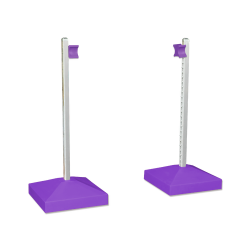 Jump Wing Keyhole Square Base & Cup - Purple (1pr)