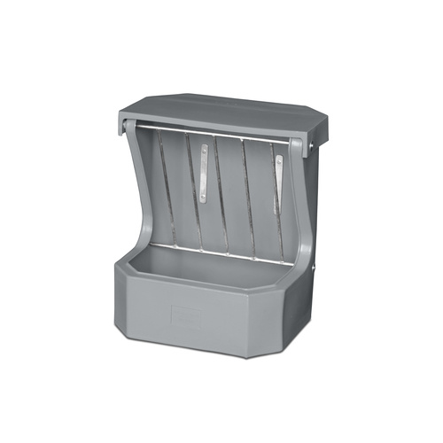 Hay Rack Feeder with Lid - Grey