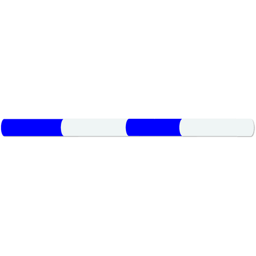 Jump Pole 2.4m long Natural & Blue