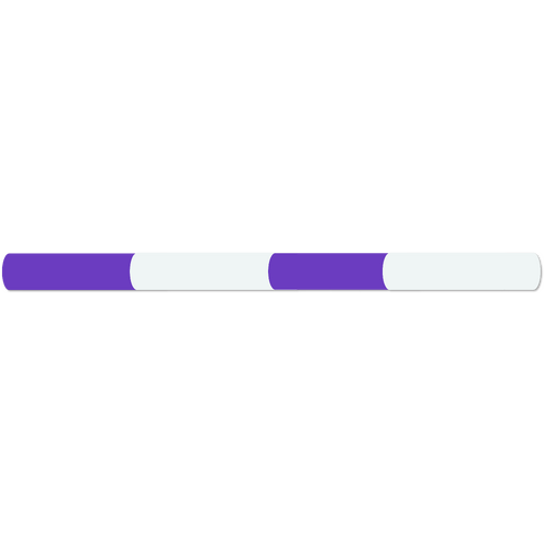 Jump Pole 2.4m long Natural & Purple
