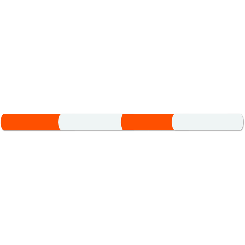 Jump Pole 2.4m long Natural & Orange