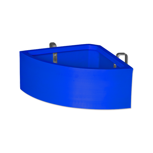 Corner Feeder, 45 litre - Blue