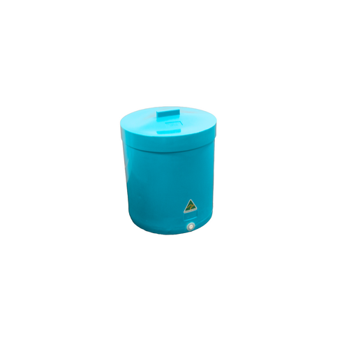 Feed Bin + Lid WITHOUT Inserts Teal 