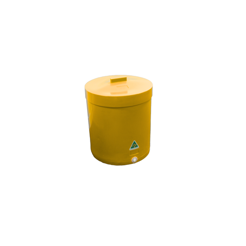 Feed Bin + Lid WITHOUT Inserts Yellow