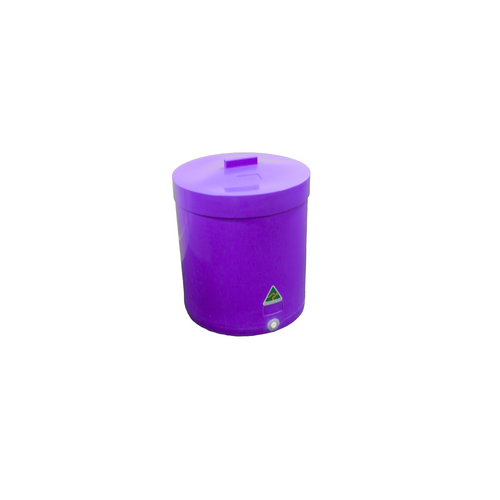 Feed Bin + Lid WITHOUT Inserts Purple