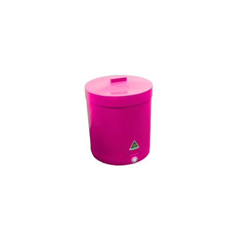 Feed Bin + Lid WITHOUT Inserts Pink