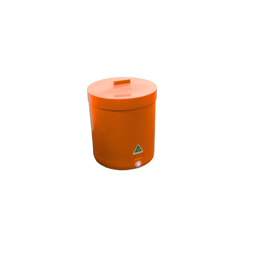 Feed Bin + Lid WITHOUT Inserts Orange