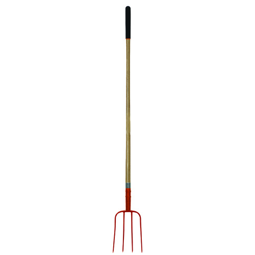 Manure Fork - 4 Prong - Wooden Handle