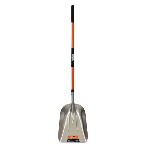 AgBoss Aluminium Grain Shovel - Long Fibreglass Handle